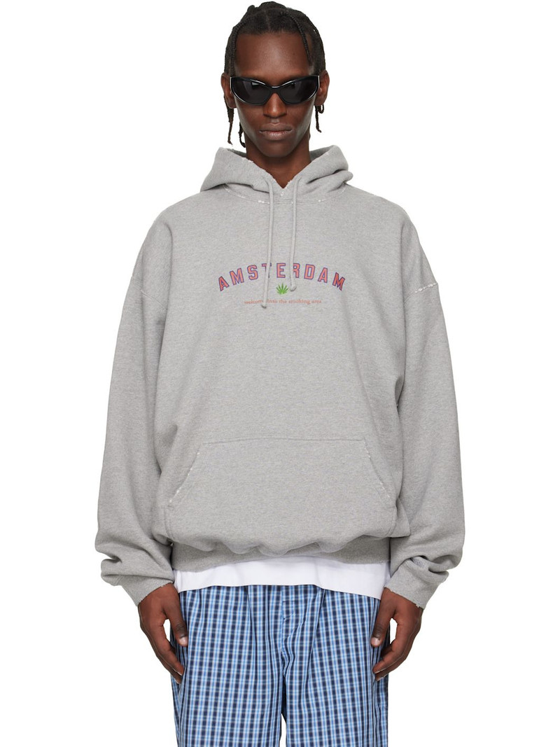 Gray 'Amsterdam' Tourist Hoodie 1