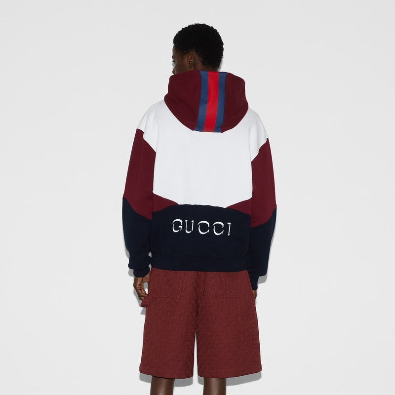 Cotton jersey hooded sweatshirt 4