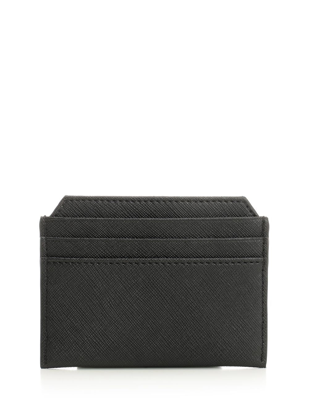 Slim Card Holder Small Leather Goods Black - 3