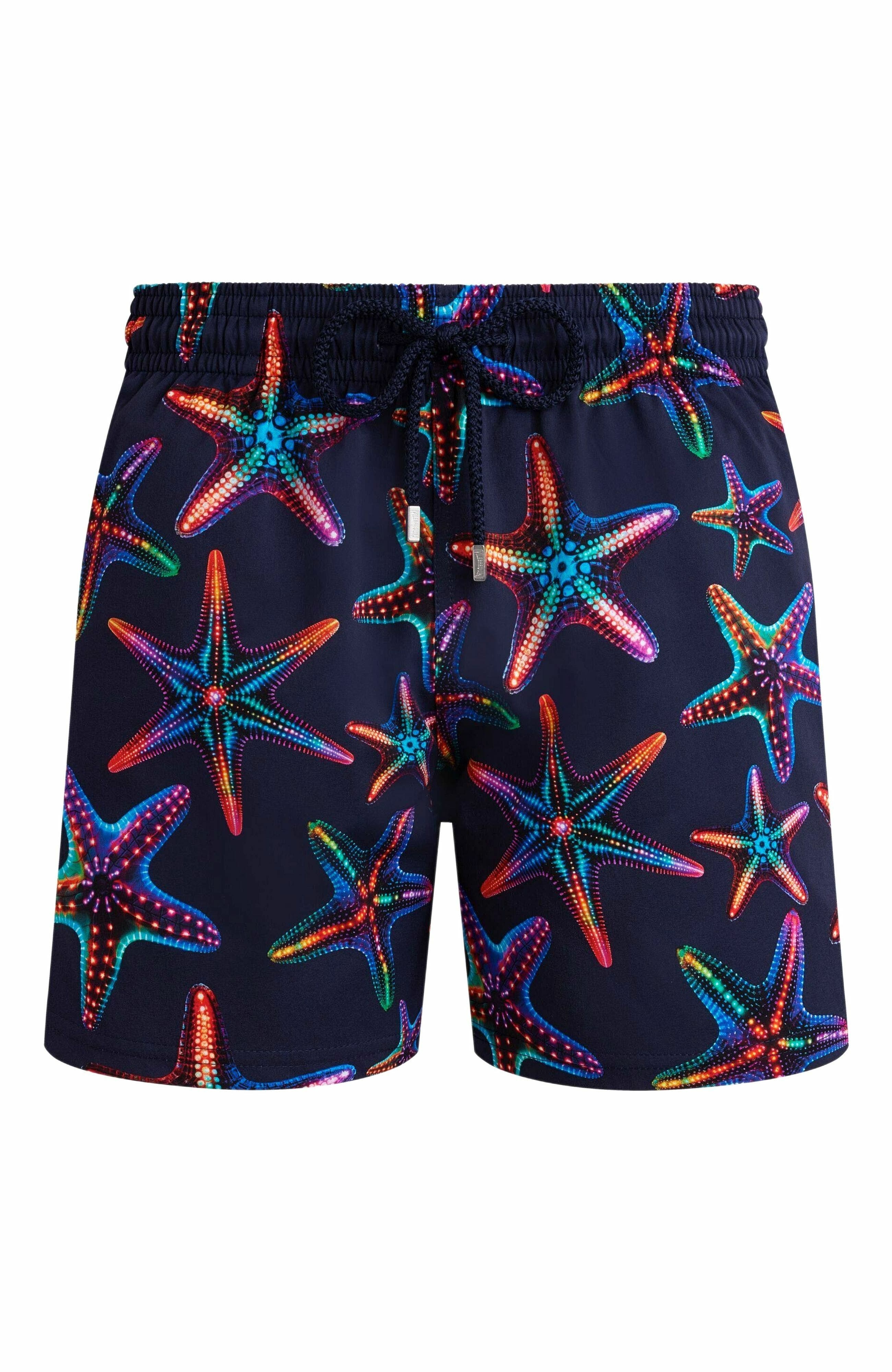 Vilebrequin Men's Disco Stars Stretch Short Swim Shorts in Bleu Marine at Nordstrom - 2