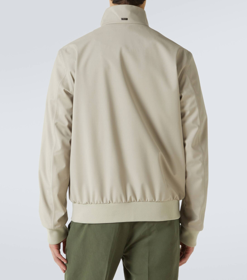 Layered virgin wool blouson 4