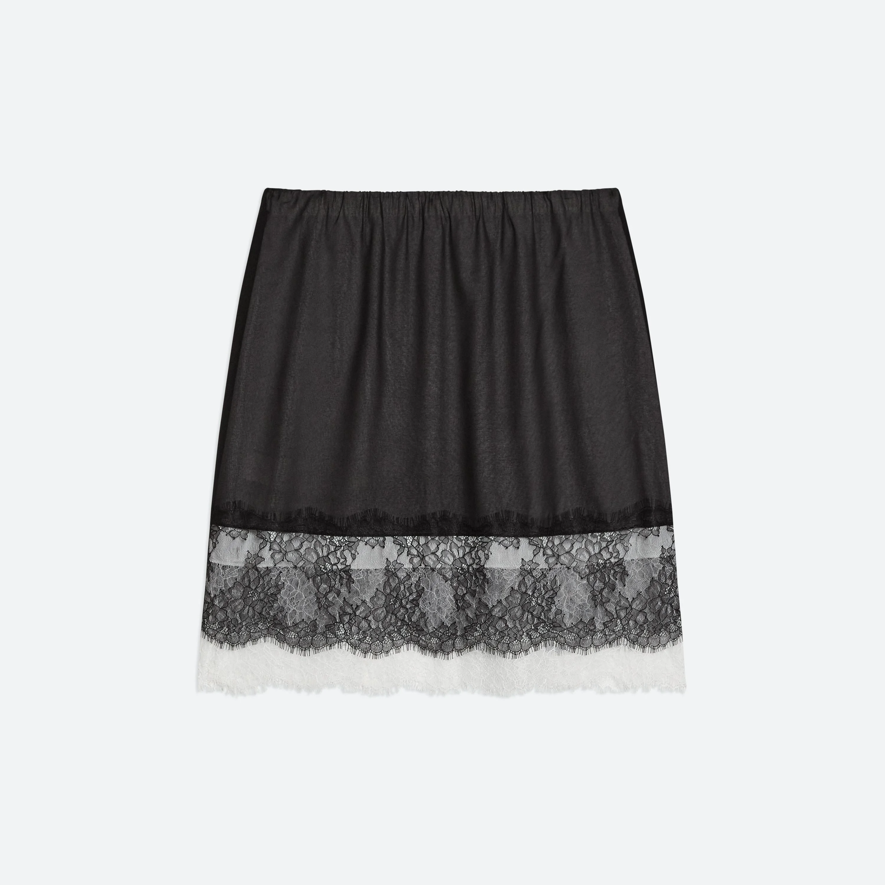 LACE SLIP SKIRT - 1