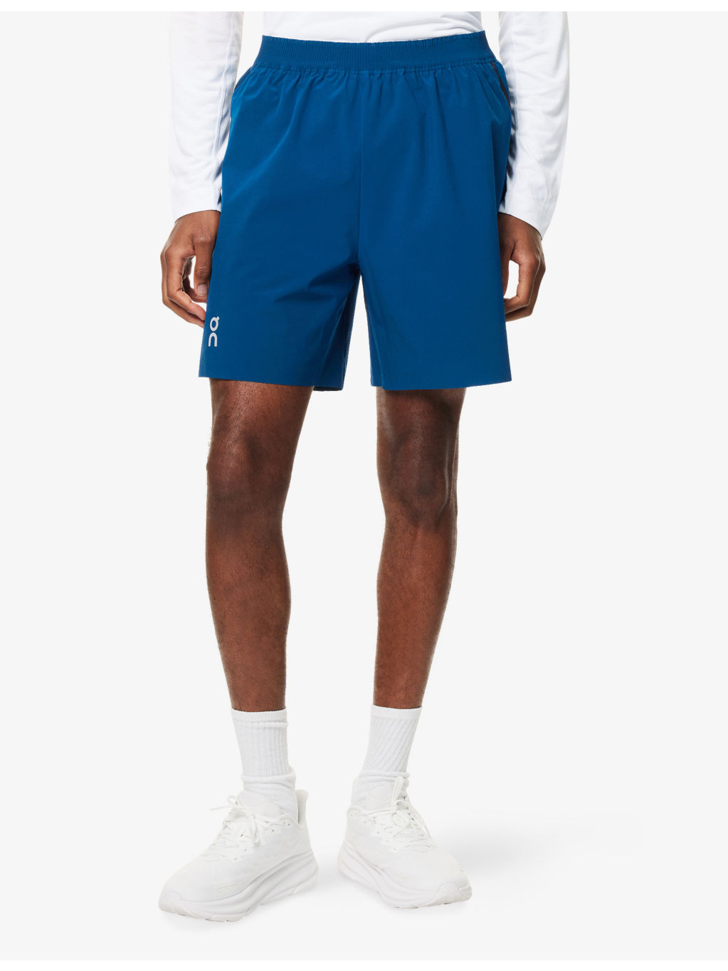Train Logo-Print Stretch-Woven Shorts - 3