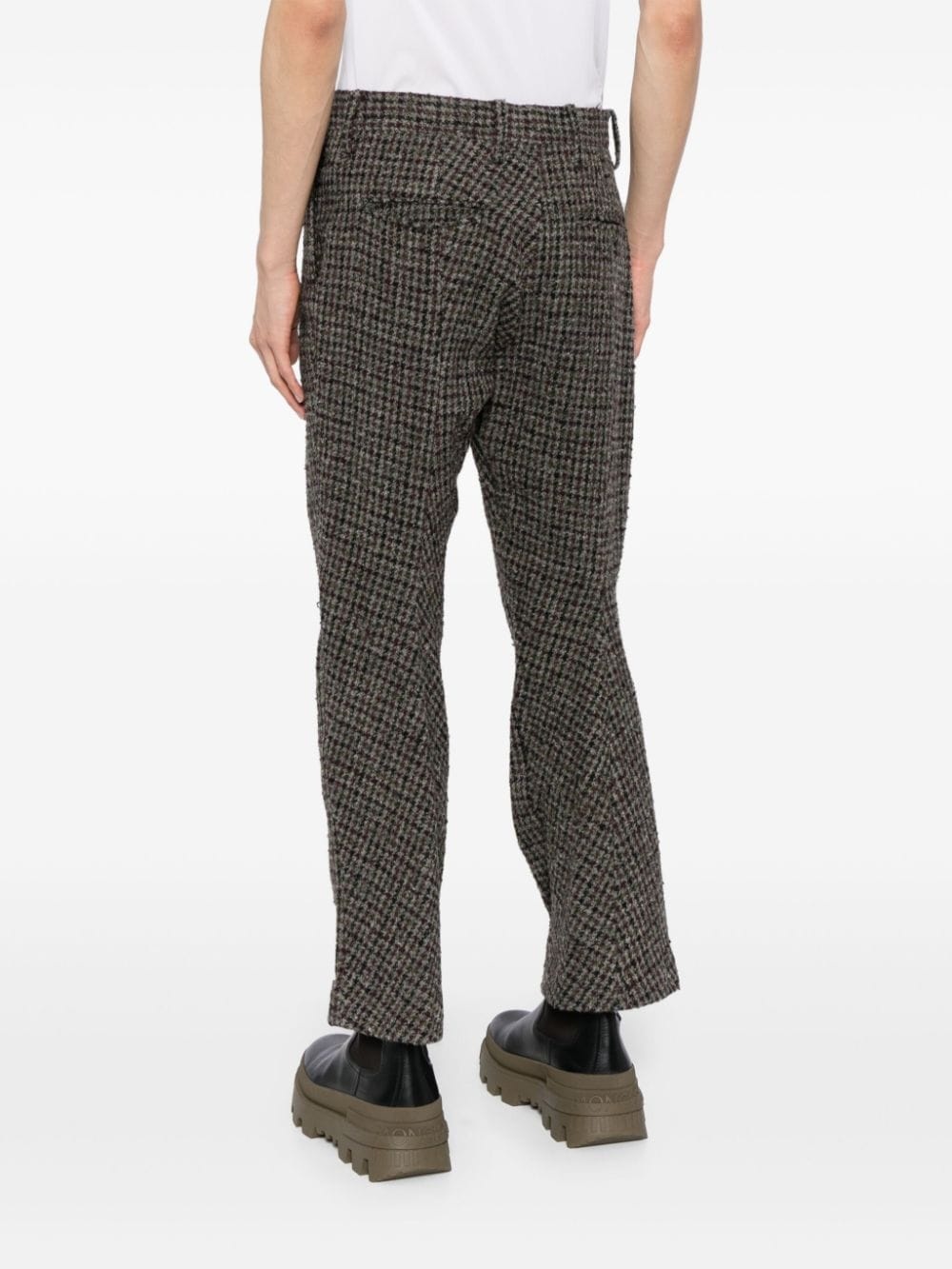 Zombie Silhouette tweed trousers - 4