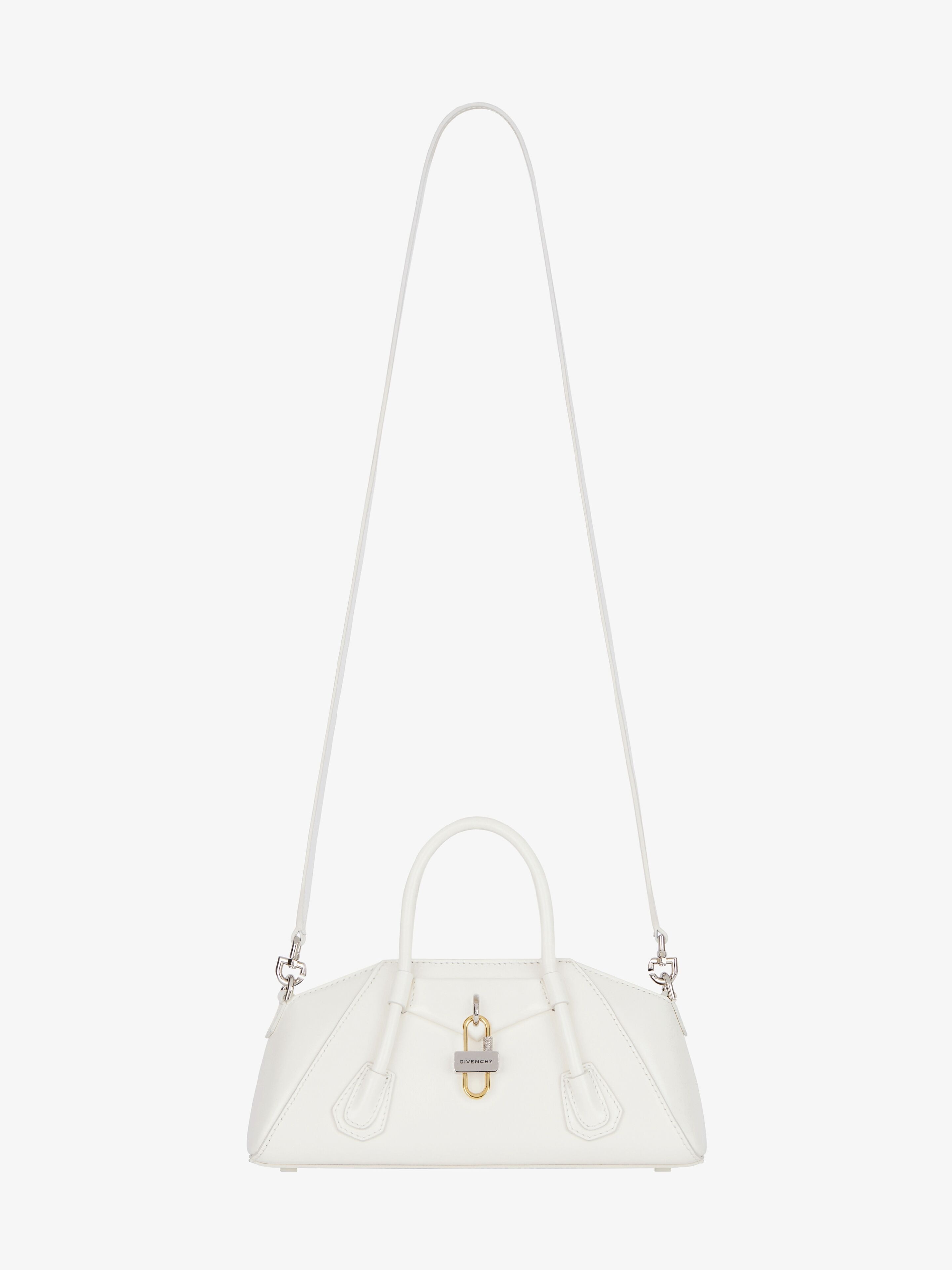 MINI ANTIGONA STRETCH BAG IN BOX LEATHER - 4