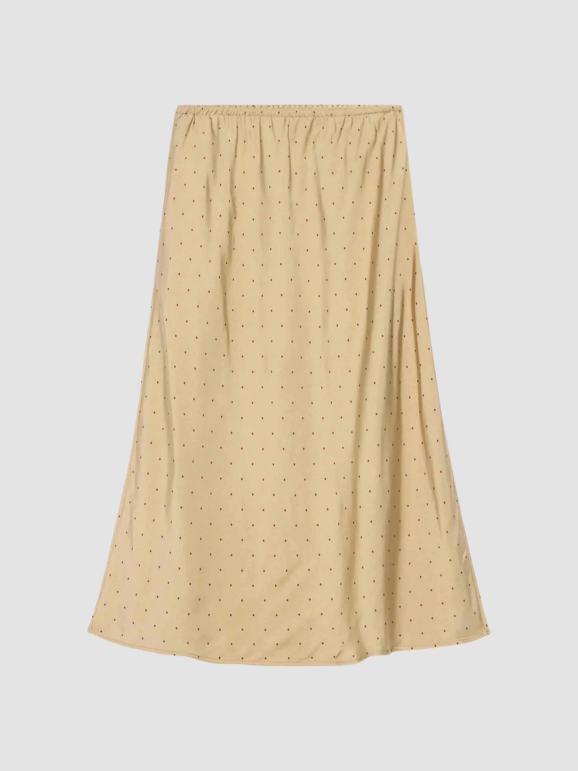 Women's Grid Dot Slip Skirt - Oak Buff Black - 1