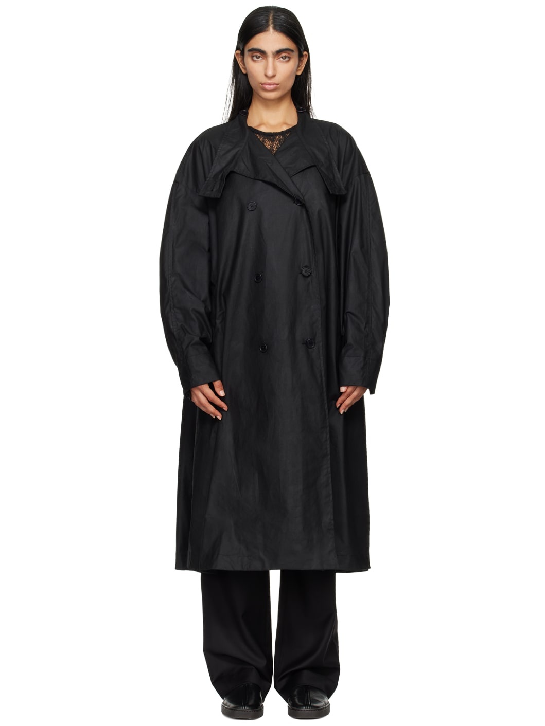 GABRIELA COLL GARMENTS Black No.65 Coat | REVERSIBLE