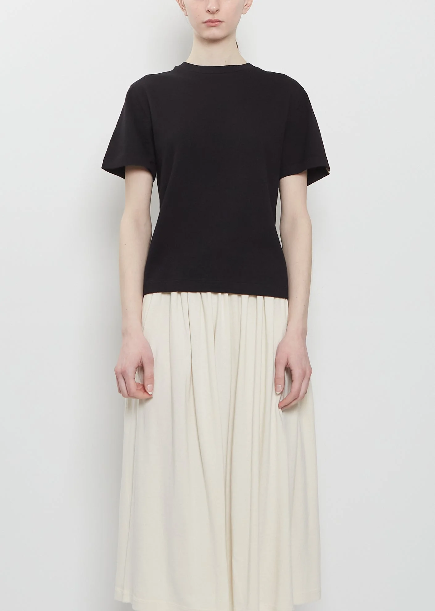 n°268 Cuba Cotton Cashmere Top — Raven - 1