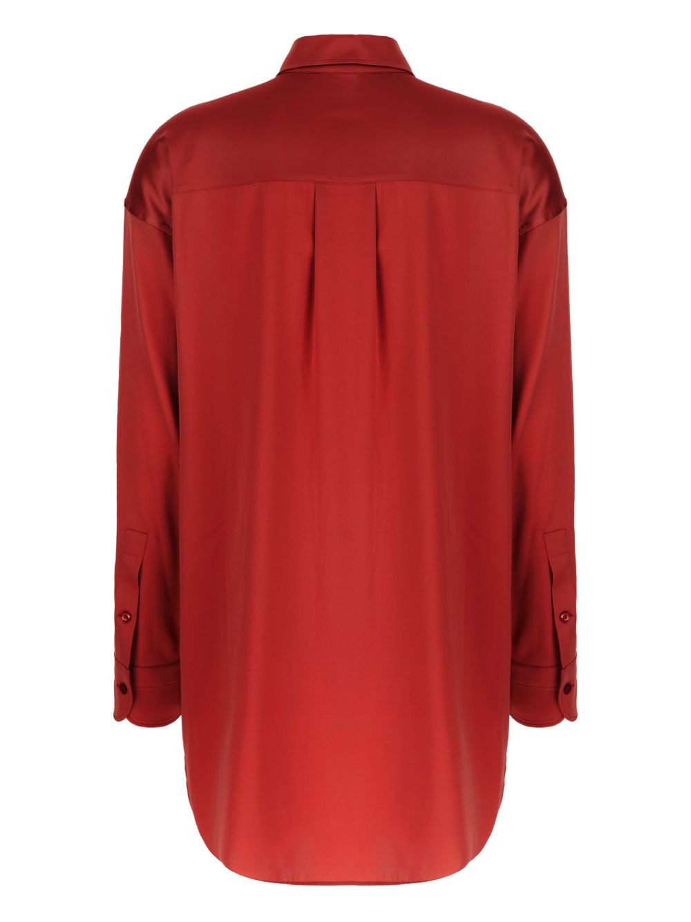 long-sleeve silk shirt - 2