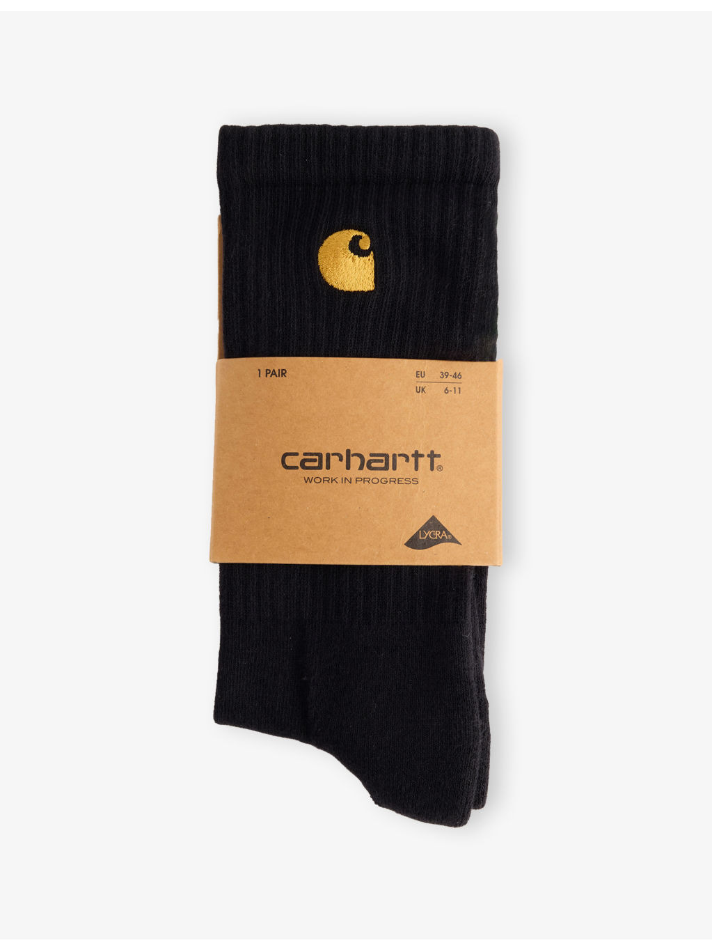 Chase logo-embroidered stretch-cotton blend socks - 1