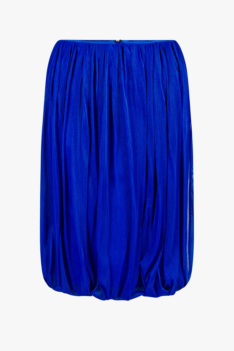 GATHERED SILK SKIRT 1