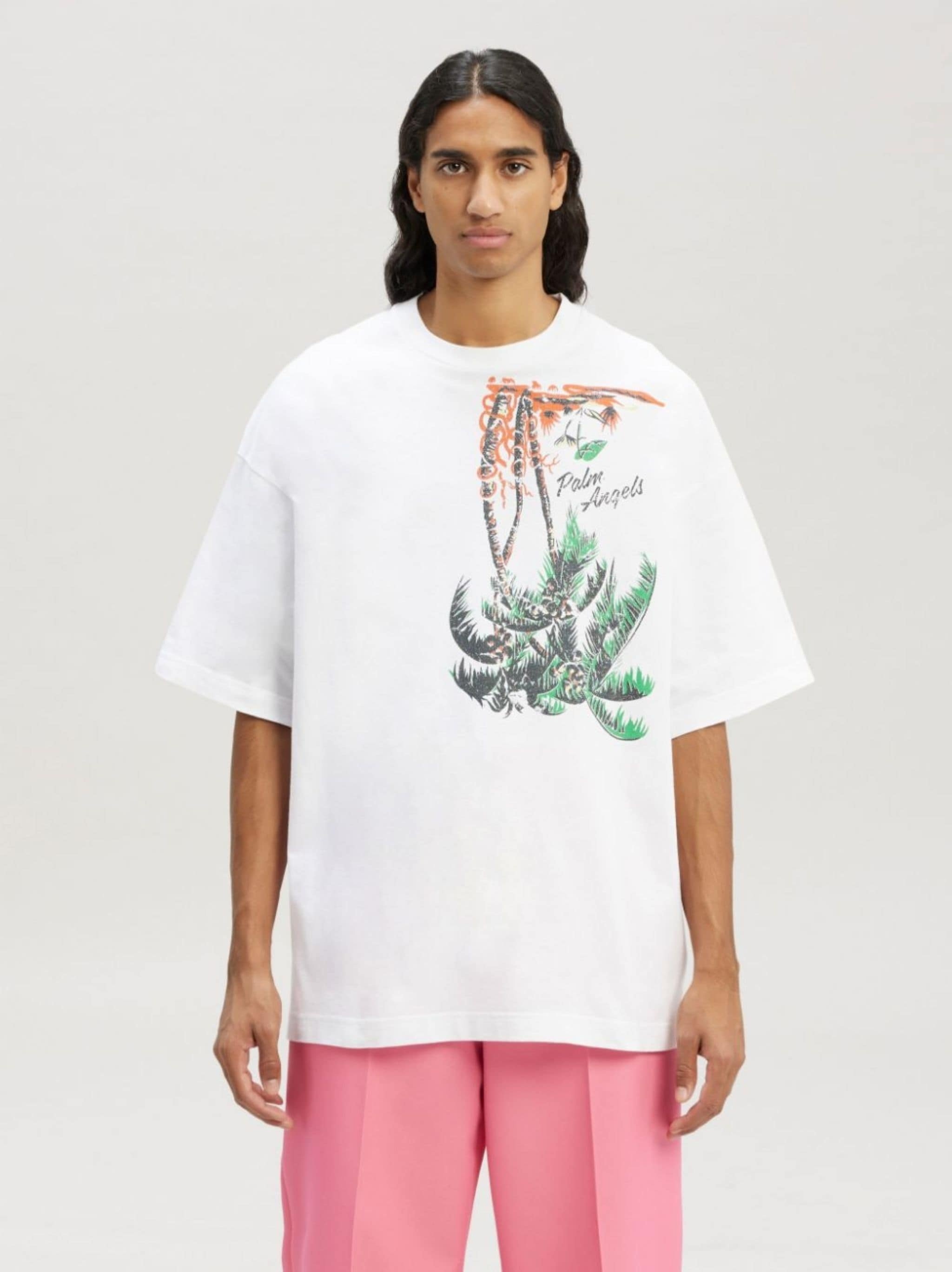 palm-print organic cotton T-shirt - 3