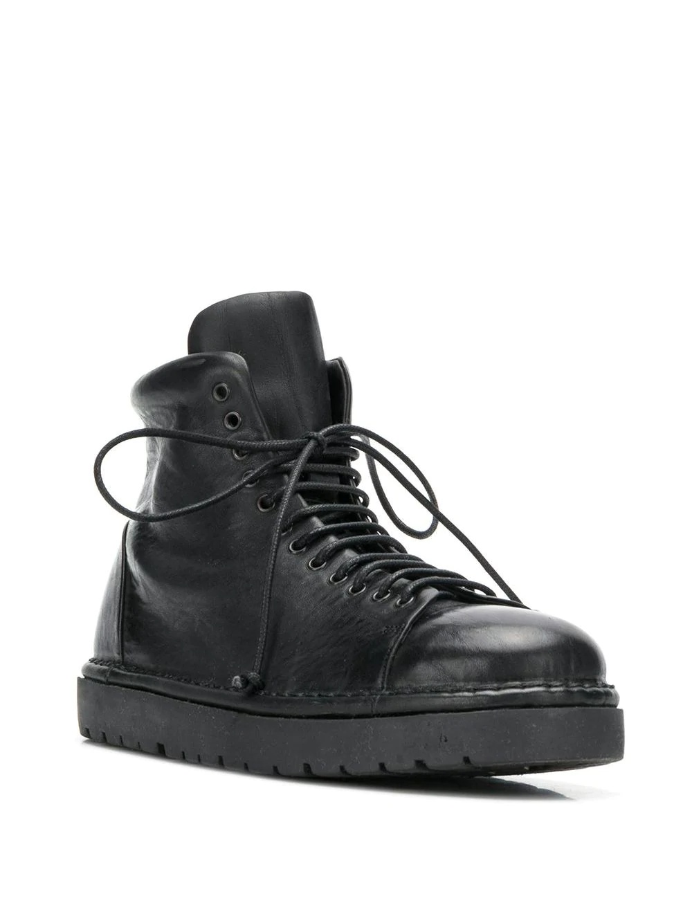 flatform lace-up boots - 2