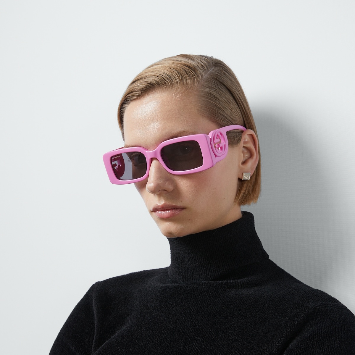 Rectangular frame sunglasses - 3