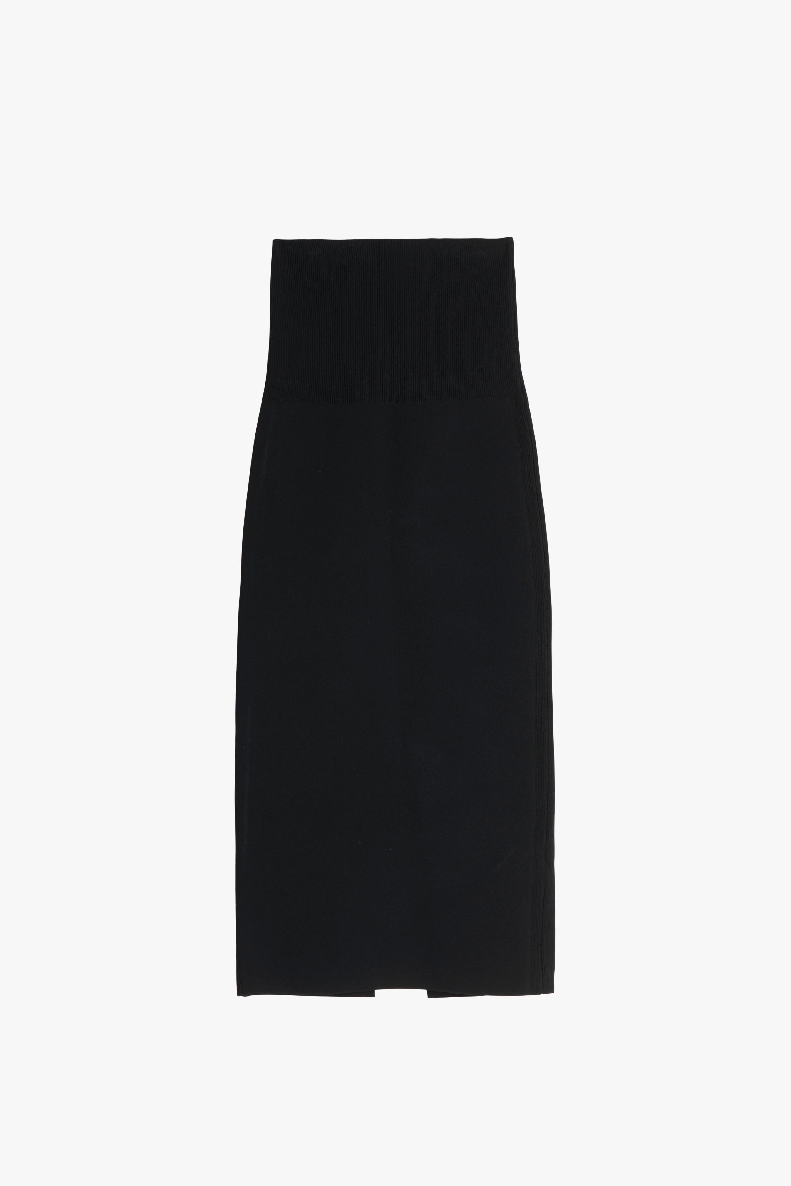 VB Body Midi Skirt in Black - 2