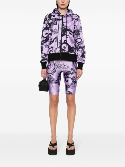 VERSACE JEANS COUTURE Baroccoflage-print cycling shorts outlook