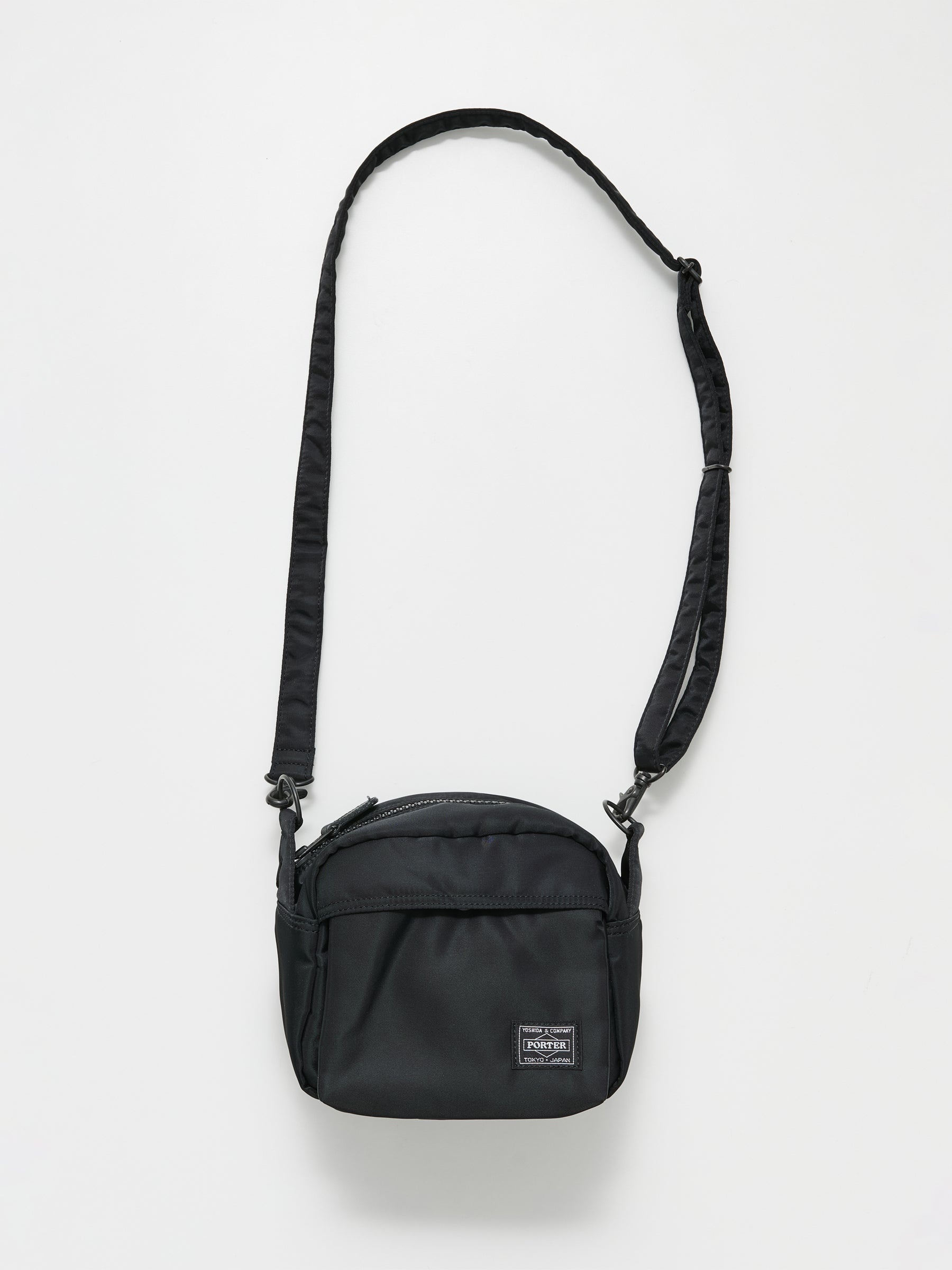 COMME DES GARÇONS HOMME X PORTER NYLON TWILL BAG BLACK - 1