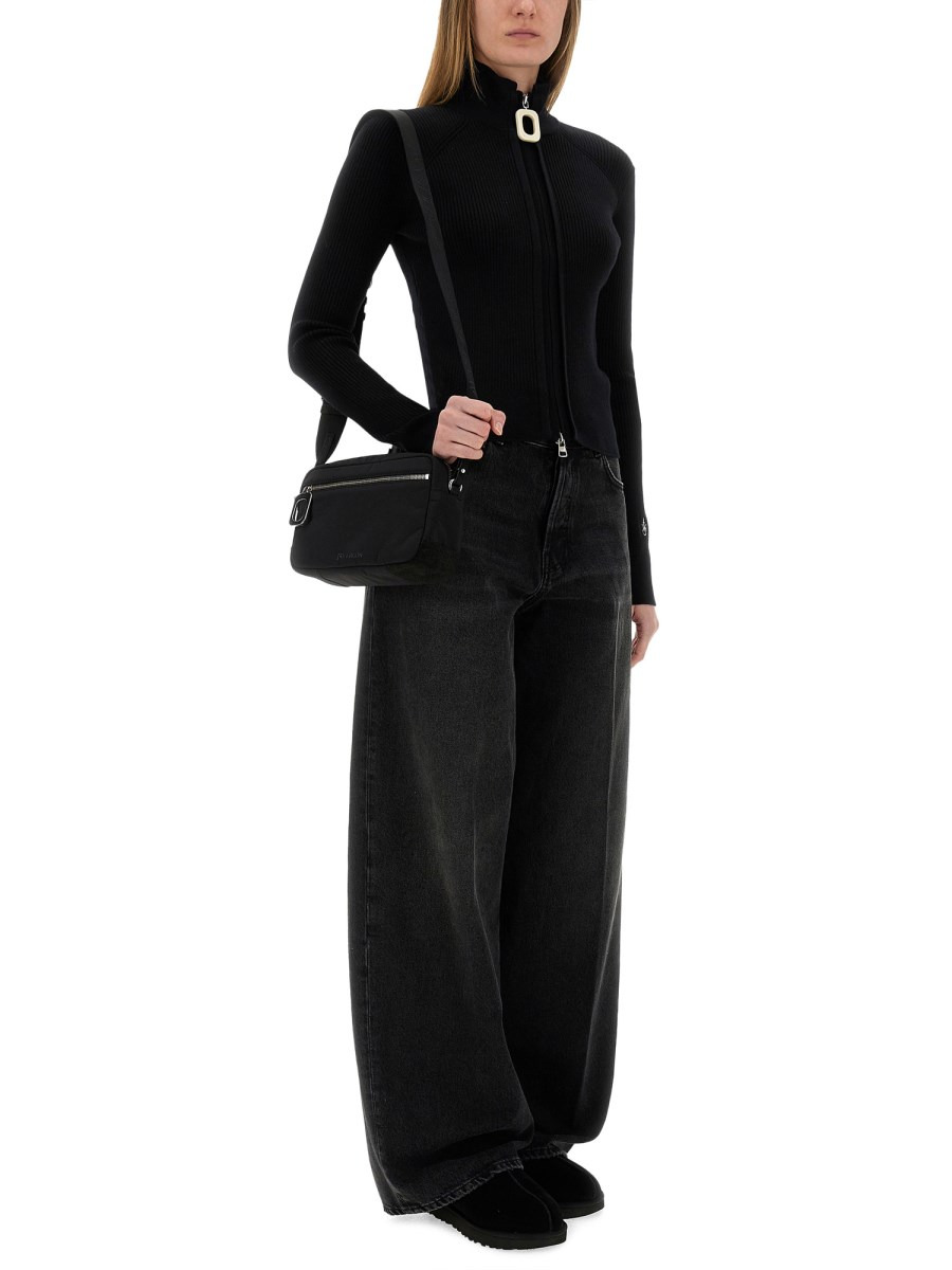 FITTED CARDIGAN WITH ZIPPER - 2
