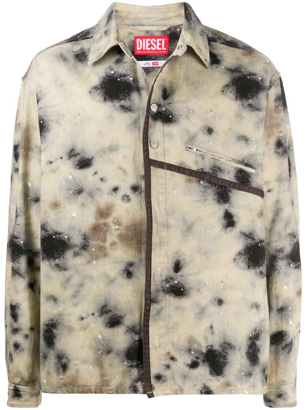 x Diesel Red Tag stain-print lightweight jackets - 1