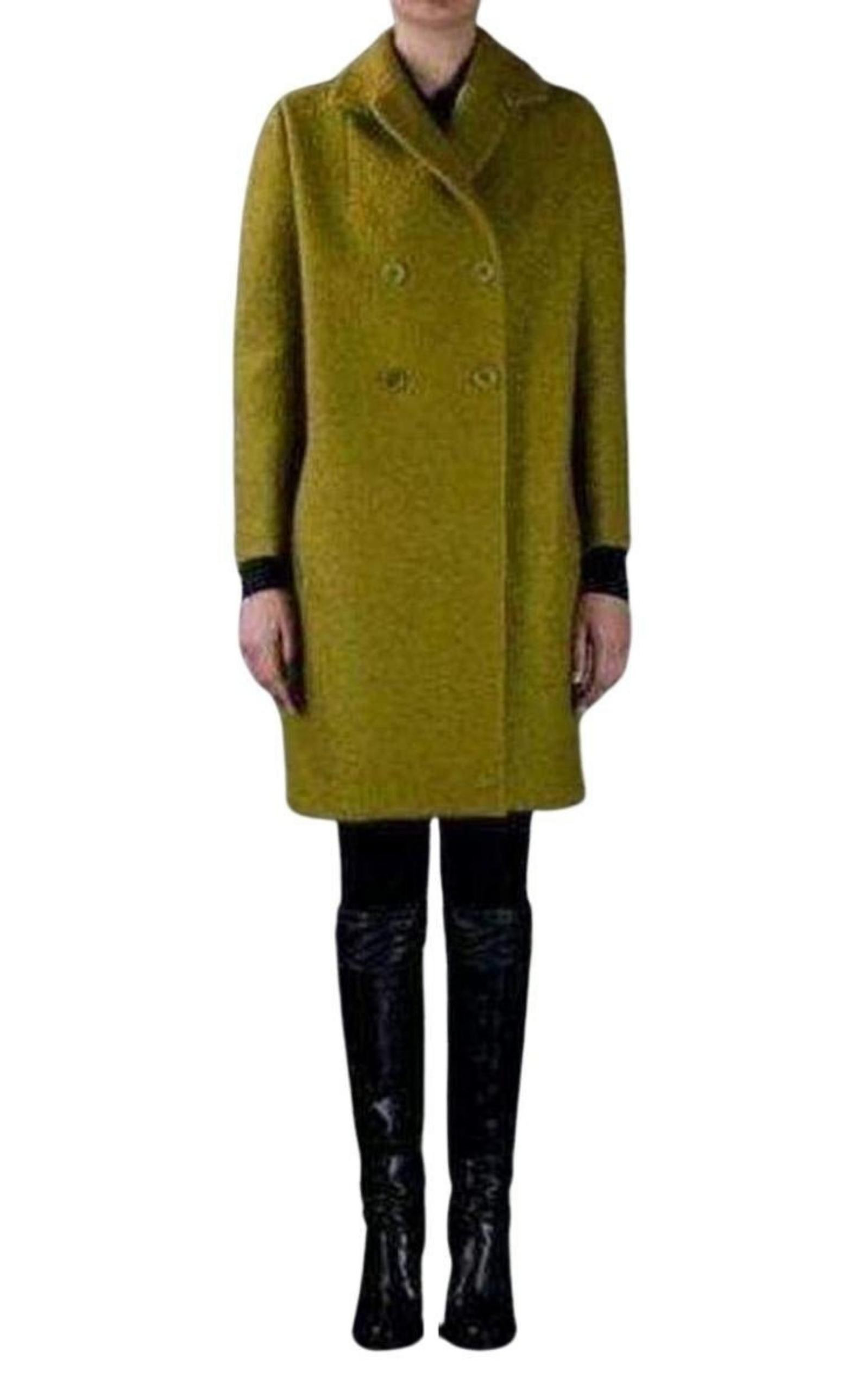 Double Breasted Oversized Pea Coat - 2
