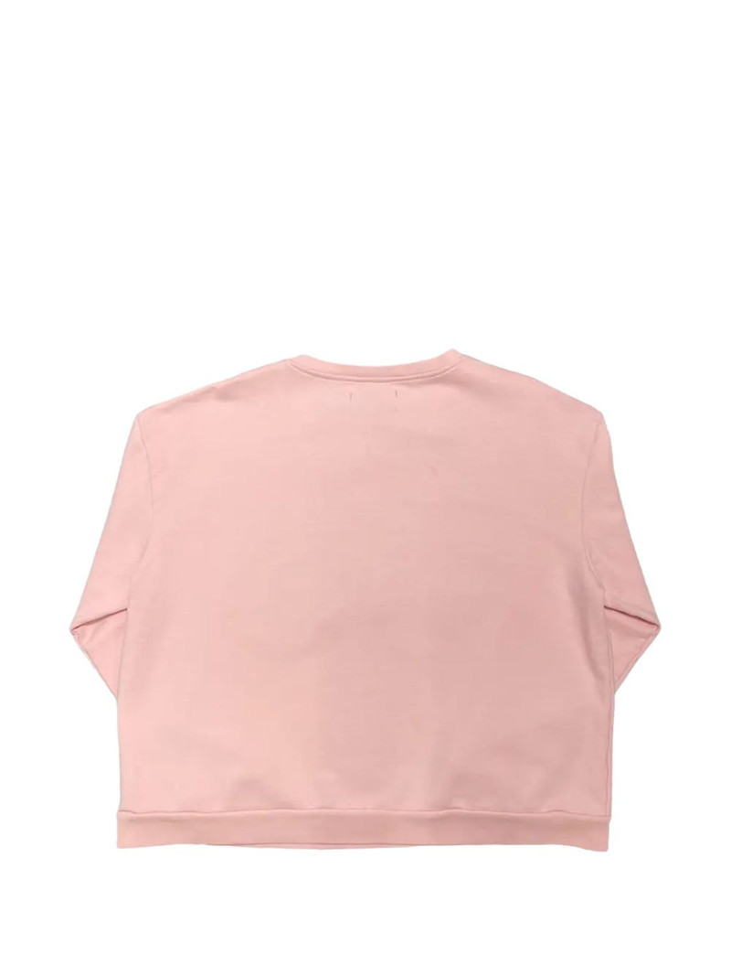 WHO DECIDES WAR crew-neck long-sleeve sweatshirt outlook