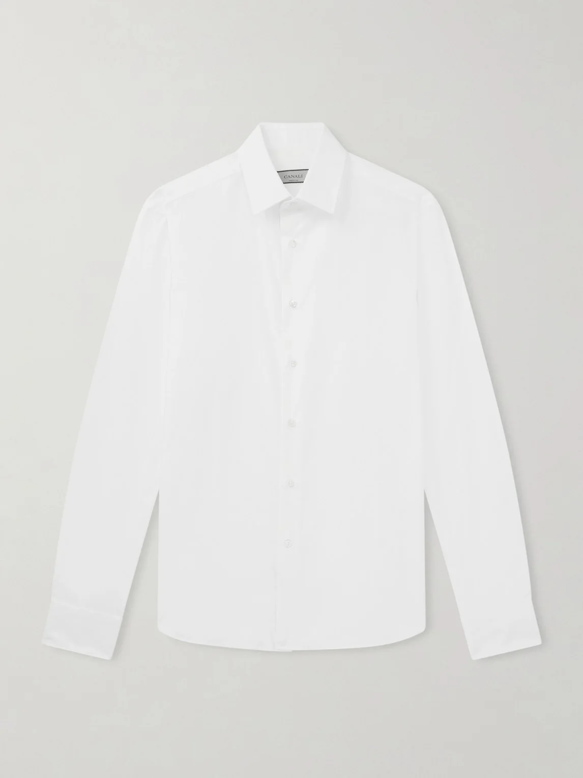 Essential Cutaway-Collar Cotton-Poplin Shirt - 1