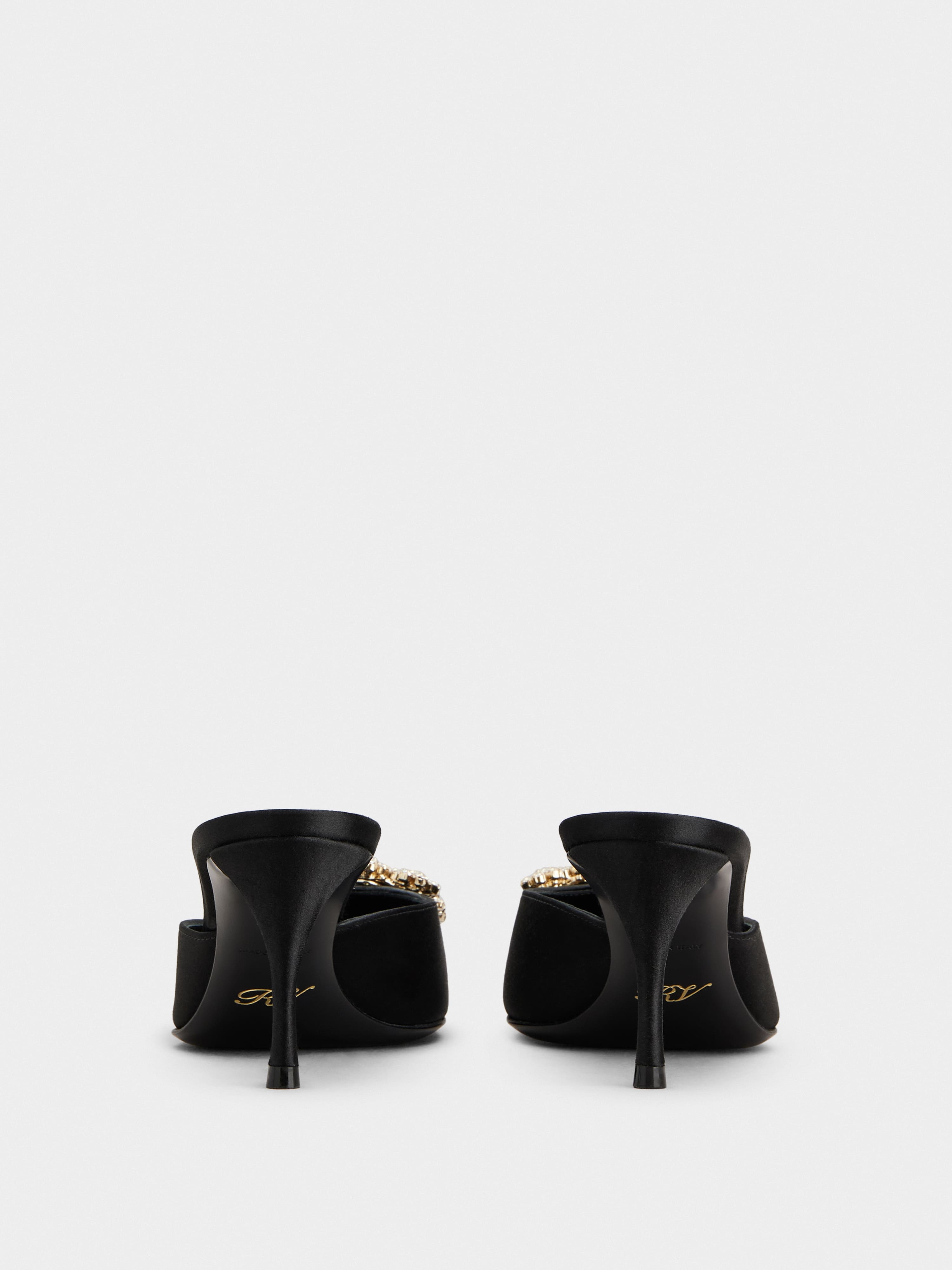 Efflorescence Mules in satin - 5