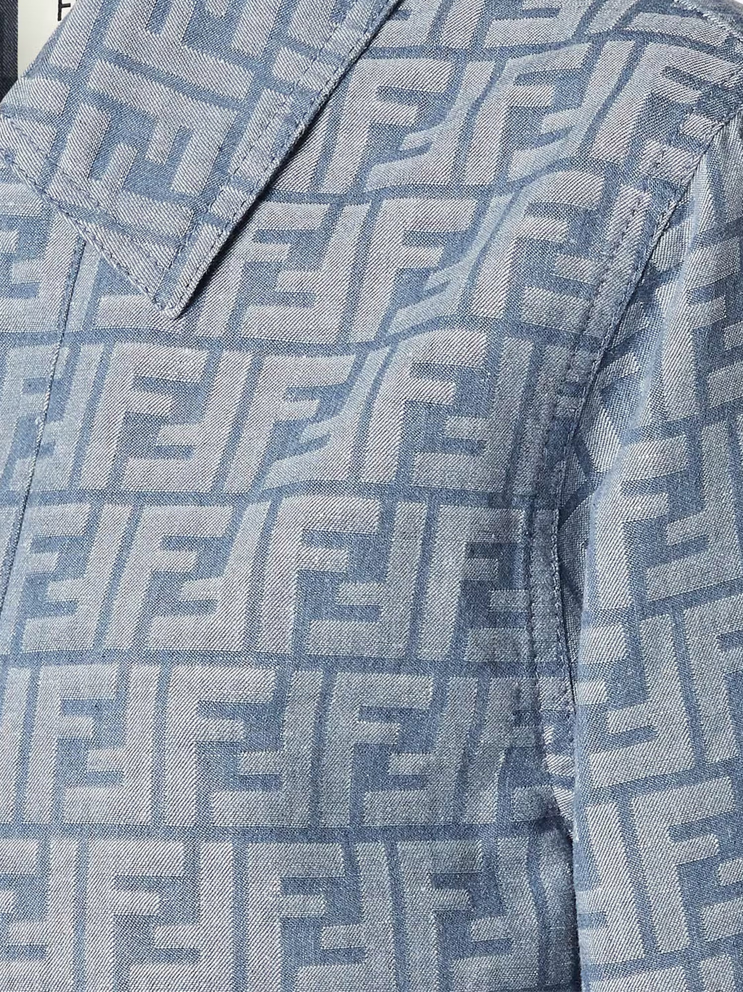 Ff Cotton And Linen Shirt/Jacket - 5