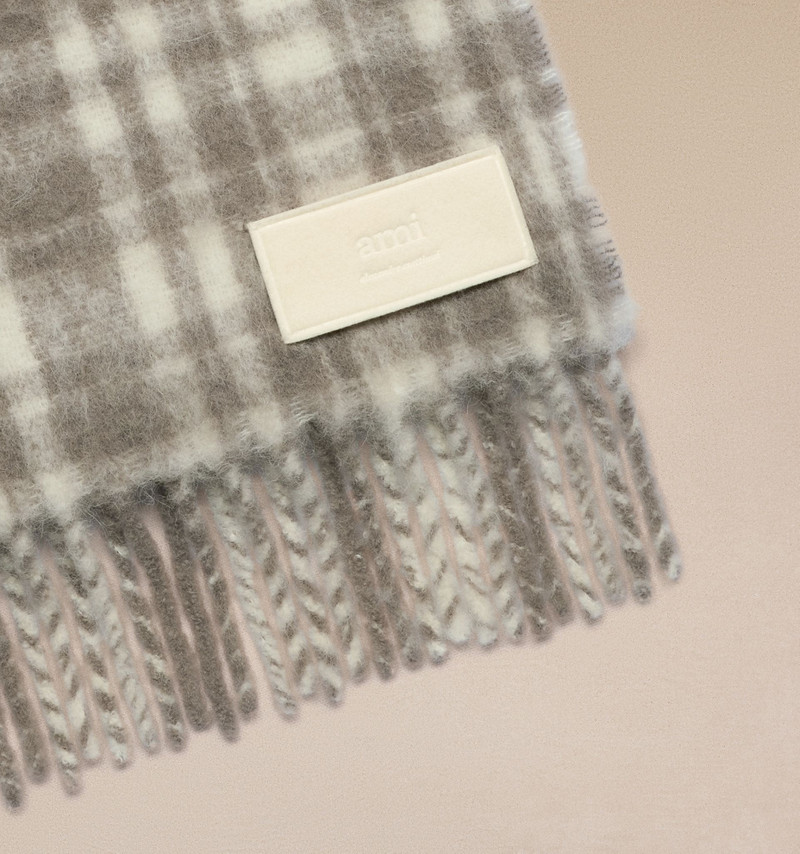 Oversize Checkered Ami Scarf 5