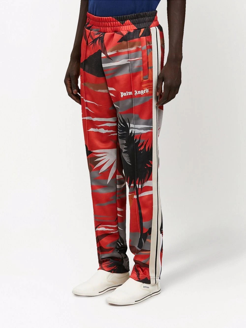 Hawaii-print track pants - 5