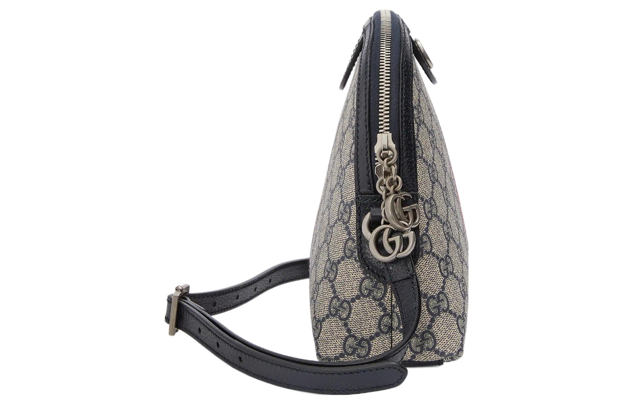 (WMNS) Gucci Ophidia GG Small Shoulder Bag 'Beige Blue' 499621-K05NN-4076 - 3