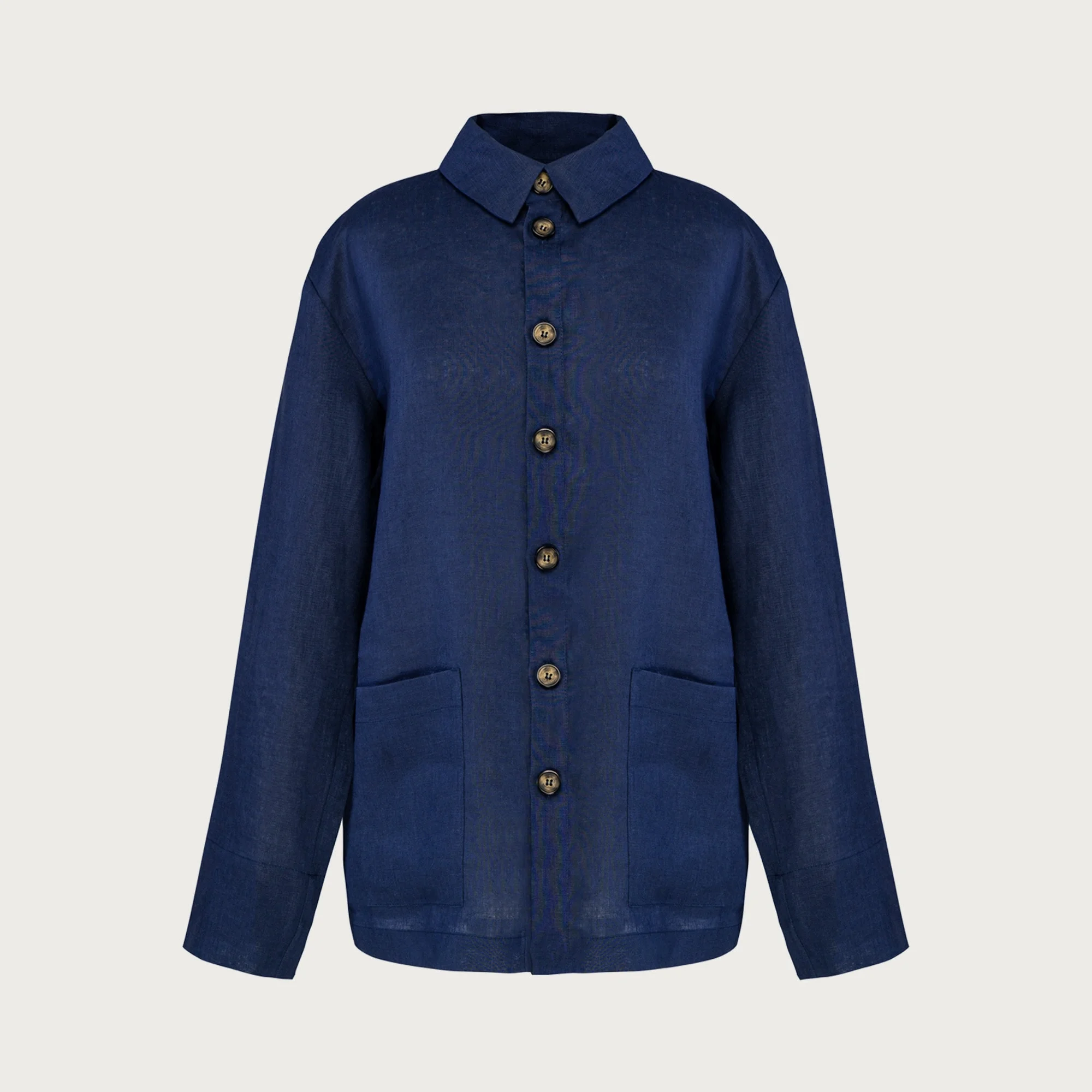 SLEEPER unisex linen shirt - 1