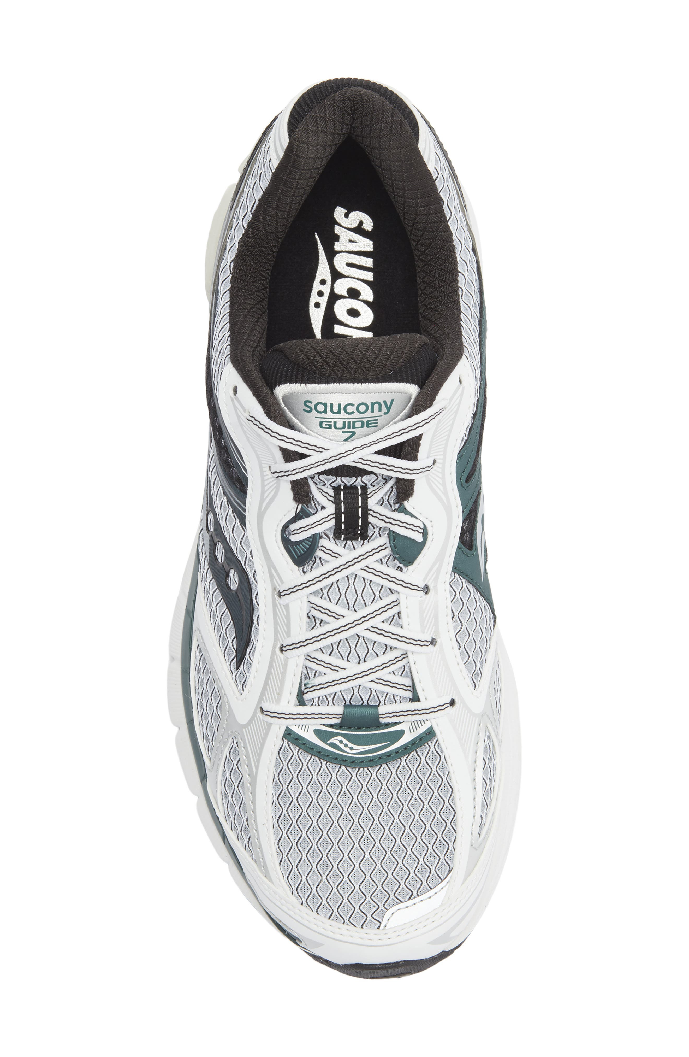 Saucony Gender Inclusive ProGrid Guide 7 Sneaker in White/Pine at Nordstrom - 5