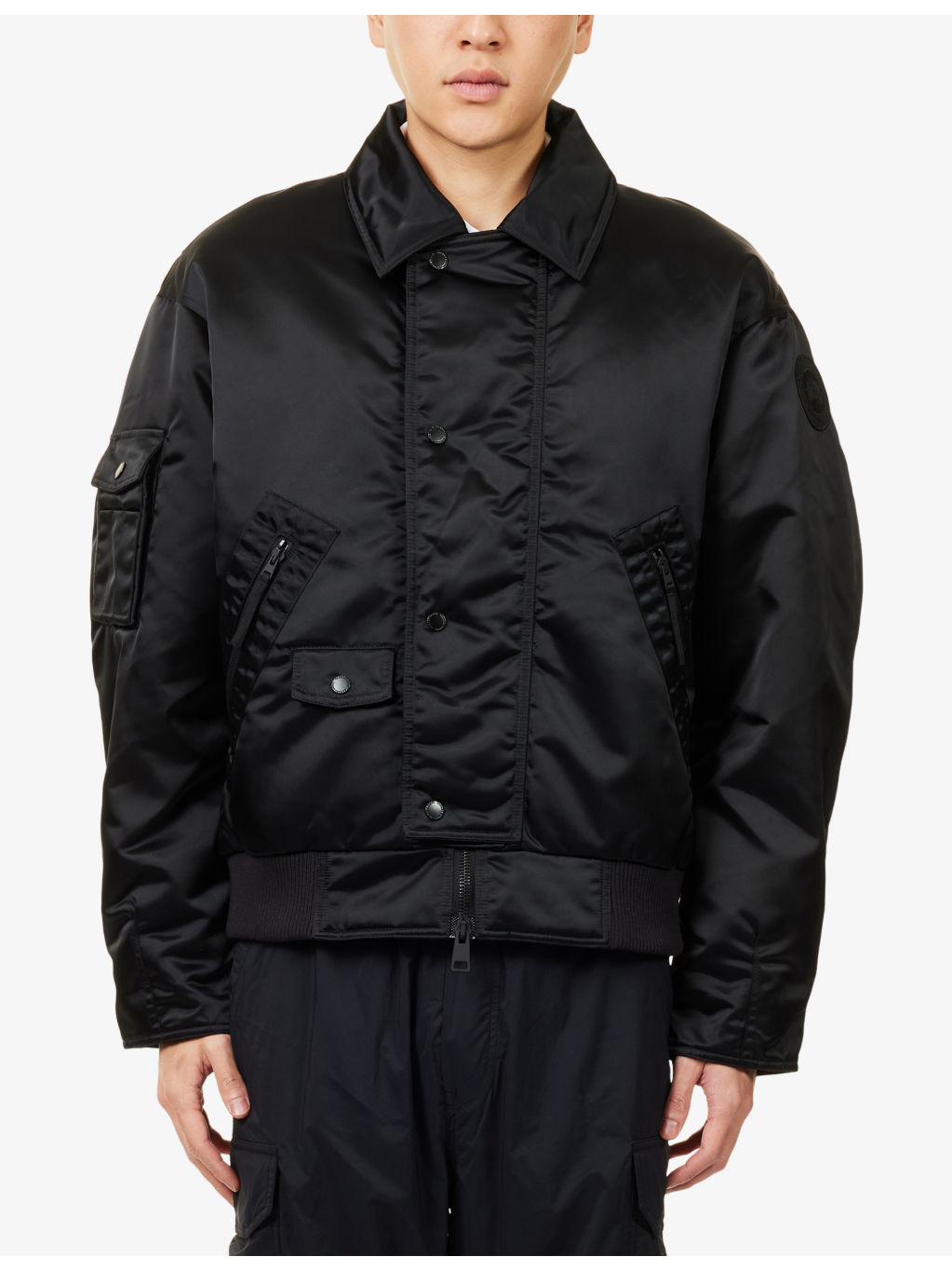 Seguin Aviator Spread-Collar Bomber Jacket - 3