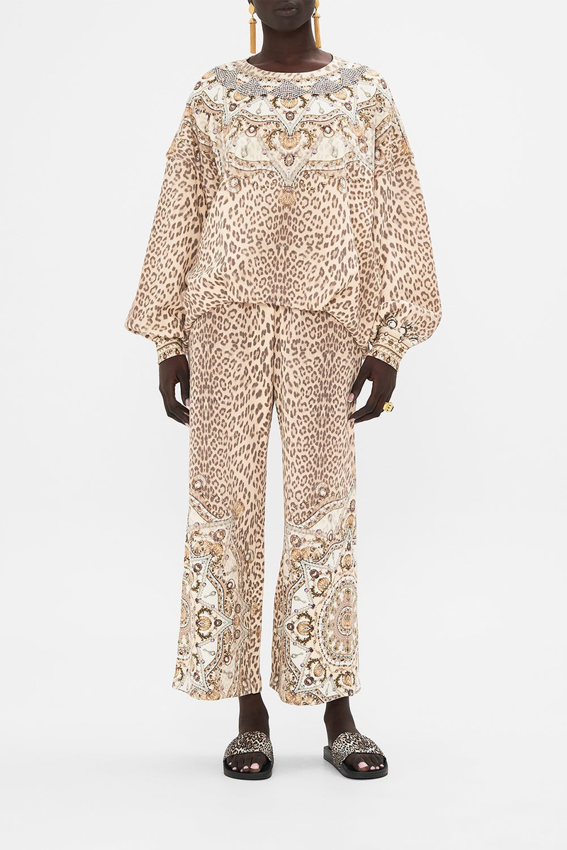 CAMILLA EMBELLISHED TUCK DETAIL SWEATER outlook
