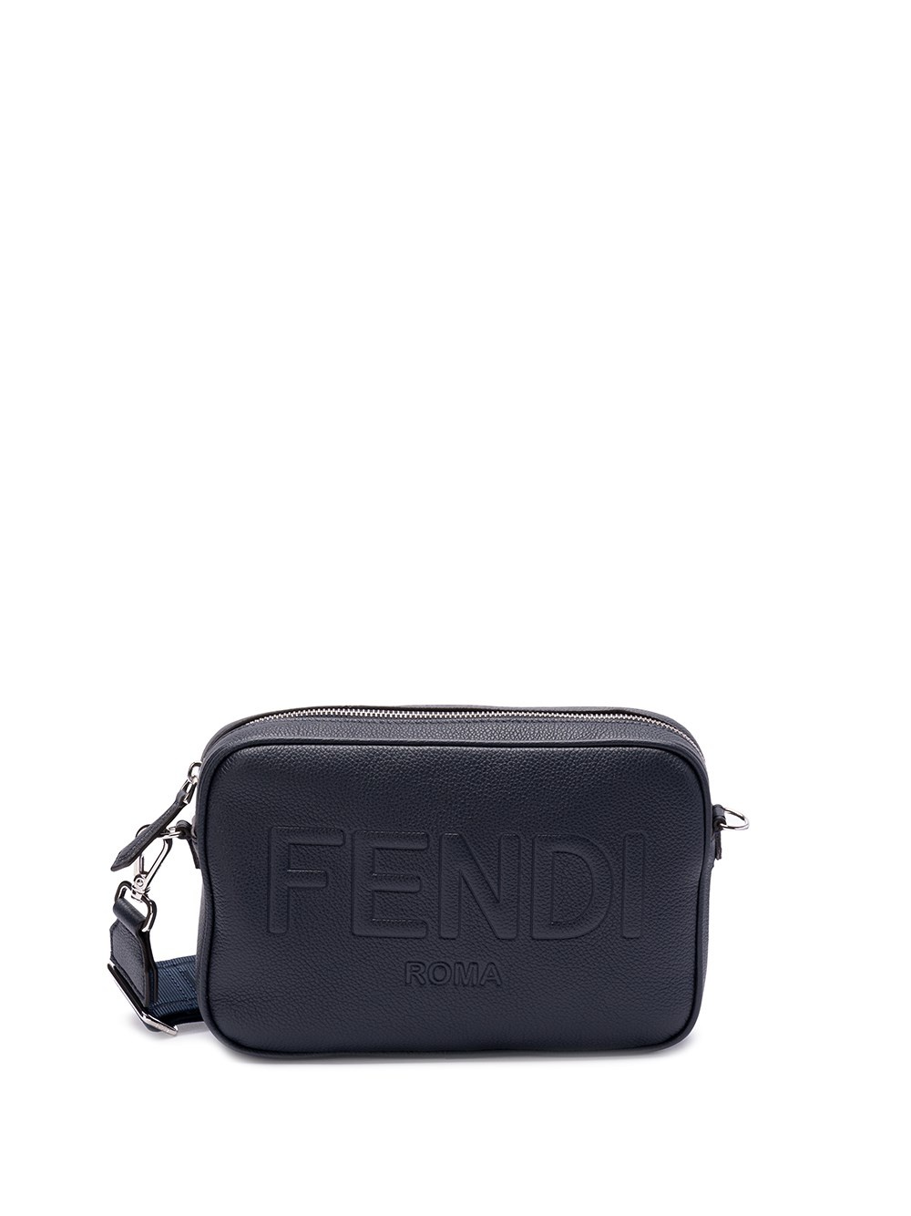 バッグ FENDI CAMERA CASE MEDIUM FENDI Diagonal Medium FF Zucca Canvas Camera Case Crossbody Bag Black
