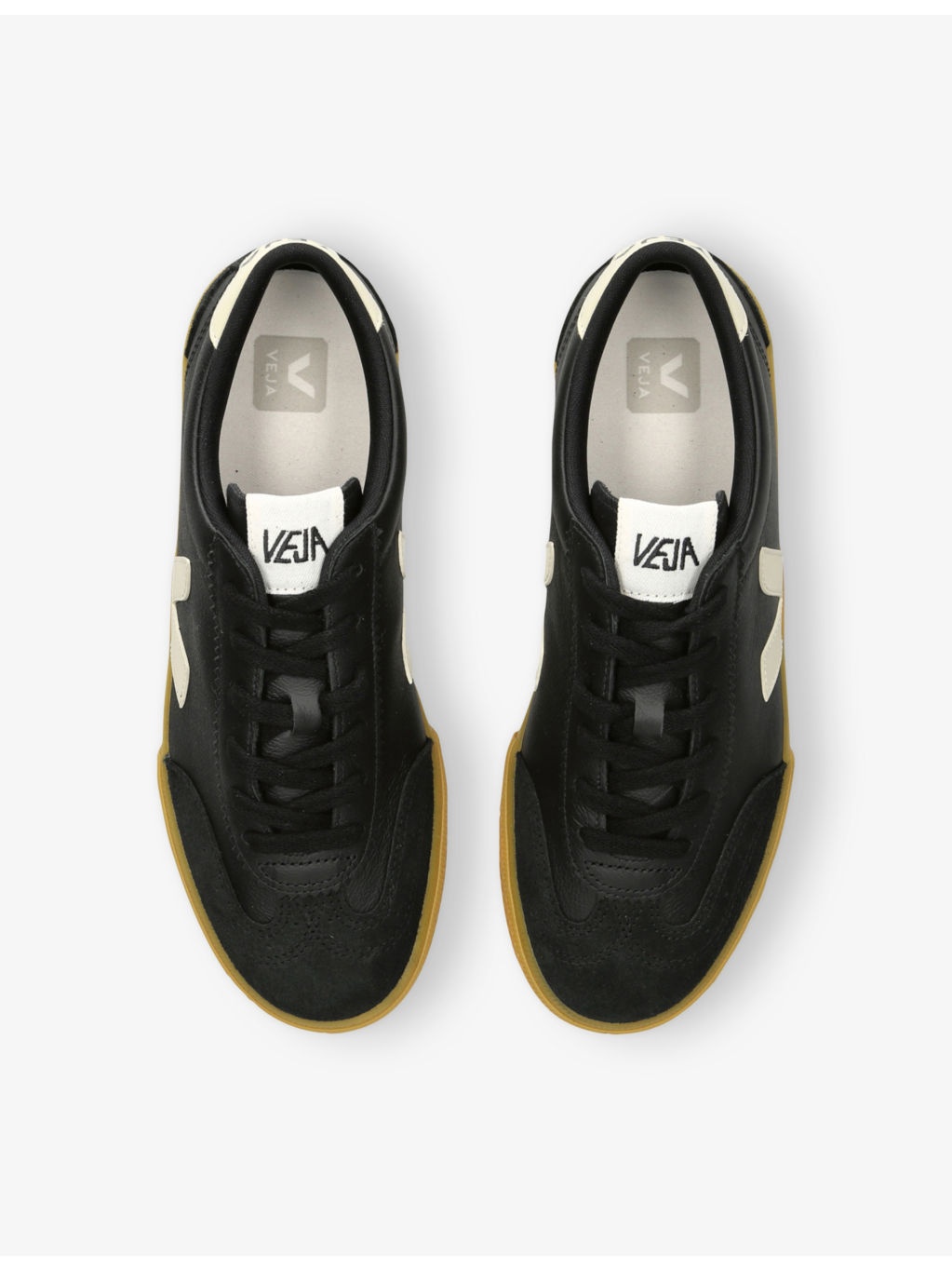 Volley Low-Top Leather Trainers - 2