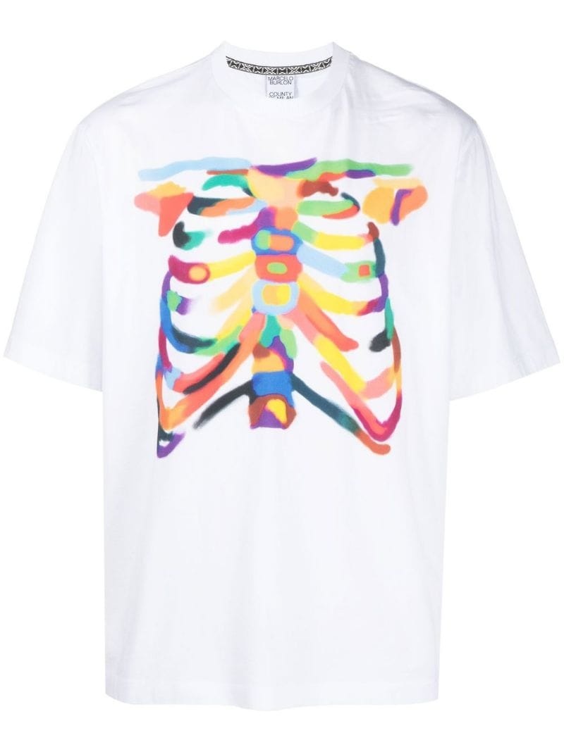 Rib Cage cotton T-shirt - 1