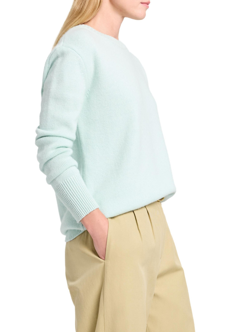 Women's Boy Cashmere Crewneck Sweater - Pale Aqua 4