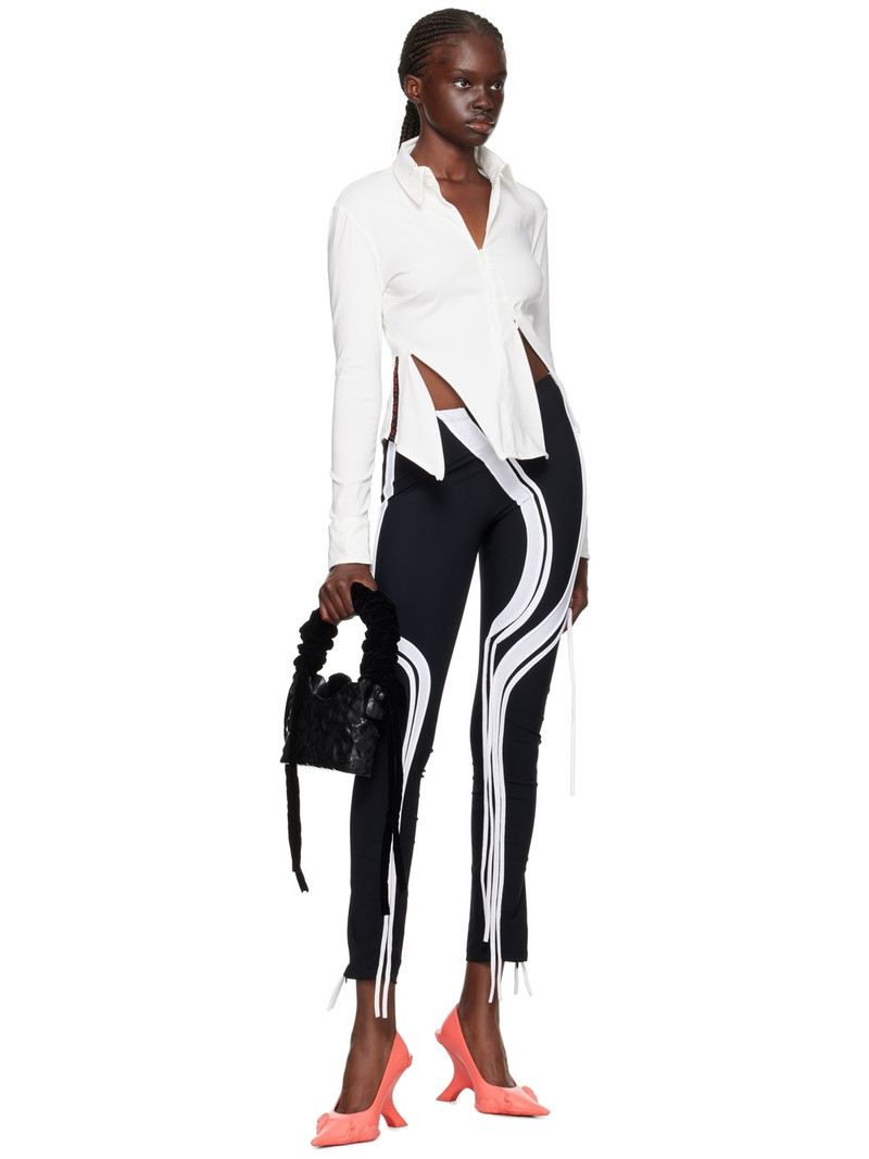 OTTOLINGER Black Strappy Leggings outlook