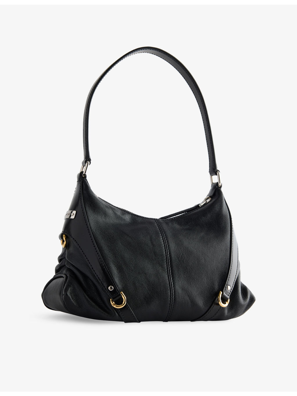 Voyou Harness Medium Leather Shoulder Bag - 4