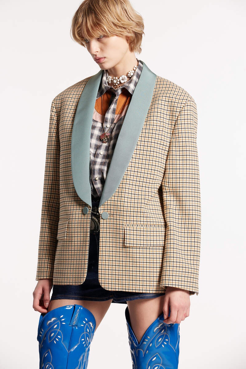 80'S ONE BUTTON BLAZER - 4