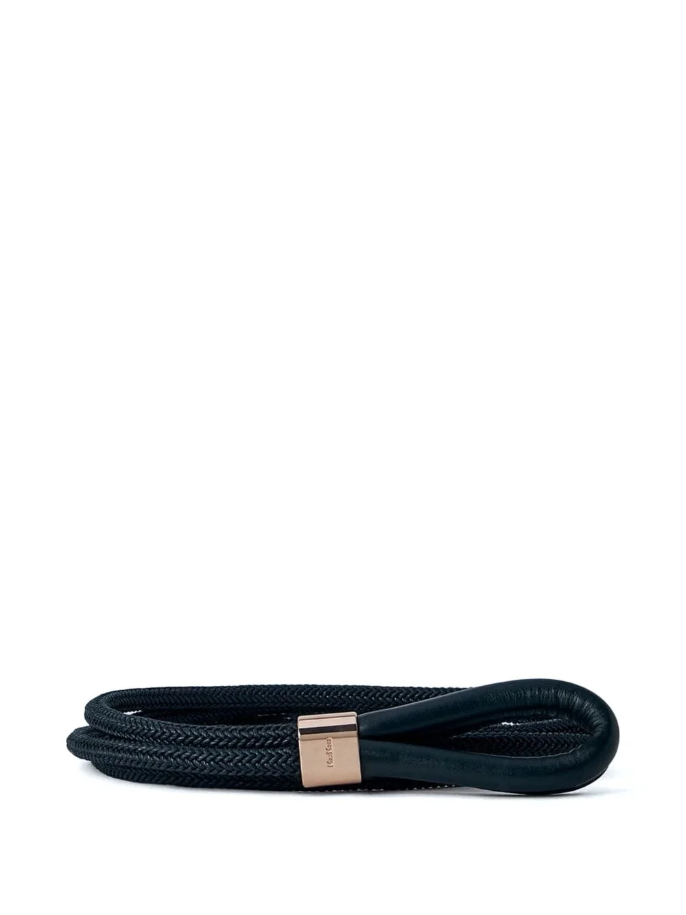 braided metallic-accent belt - 1