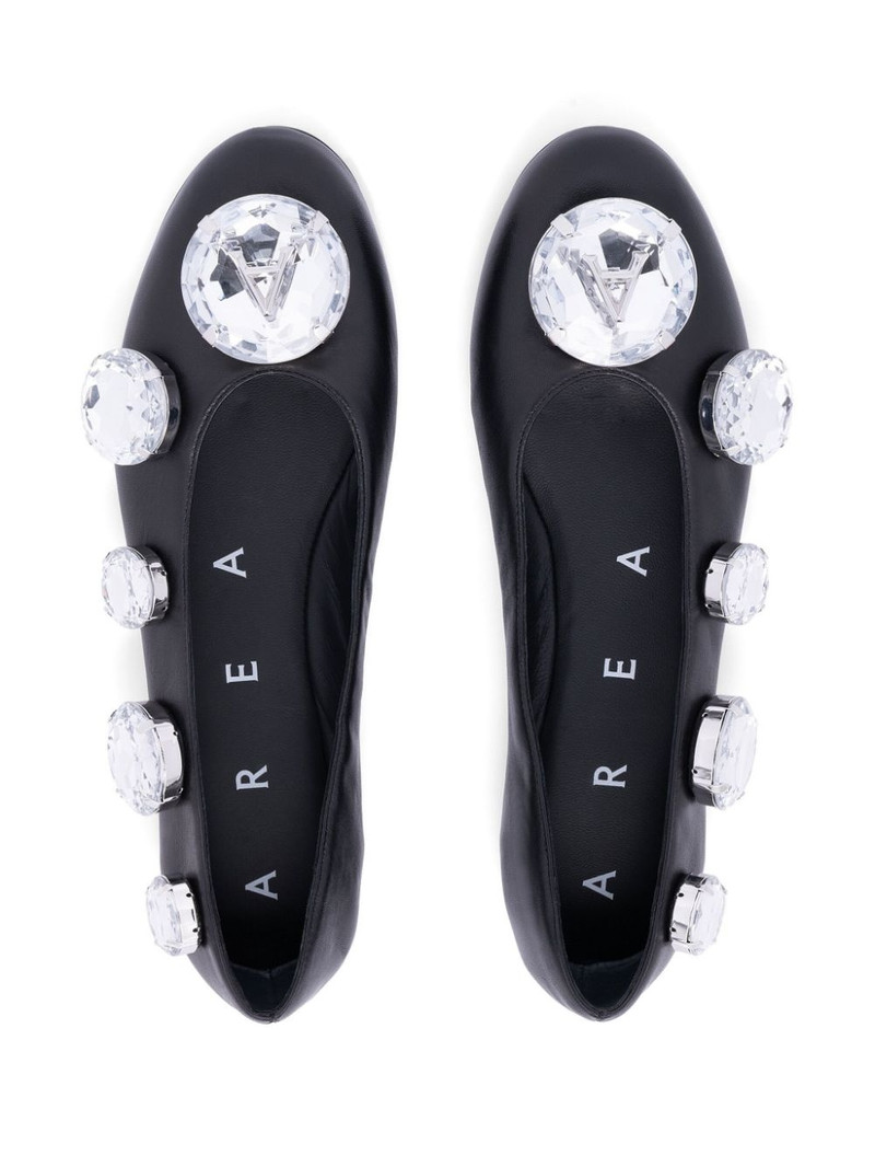 crystal-embellished ballerina shoes 4