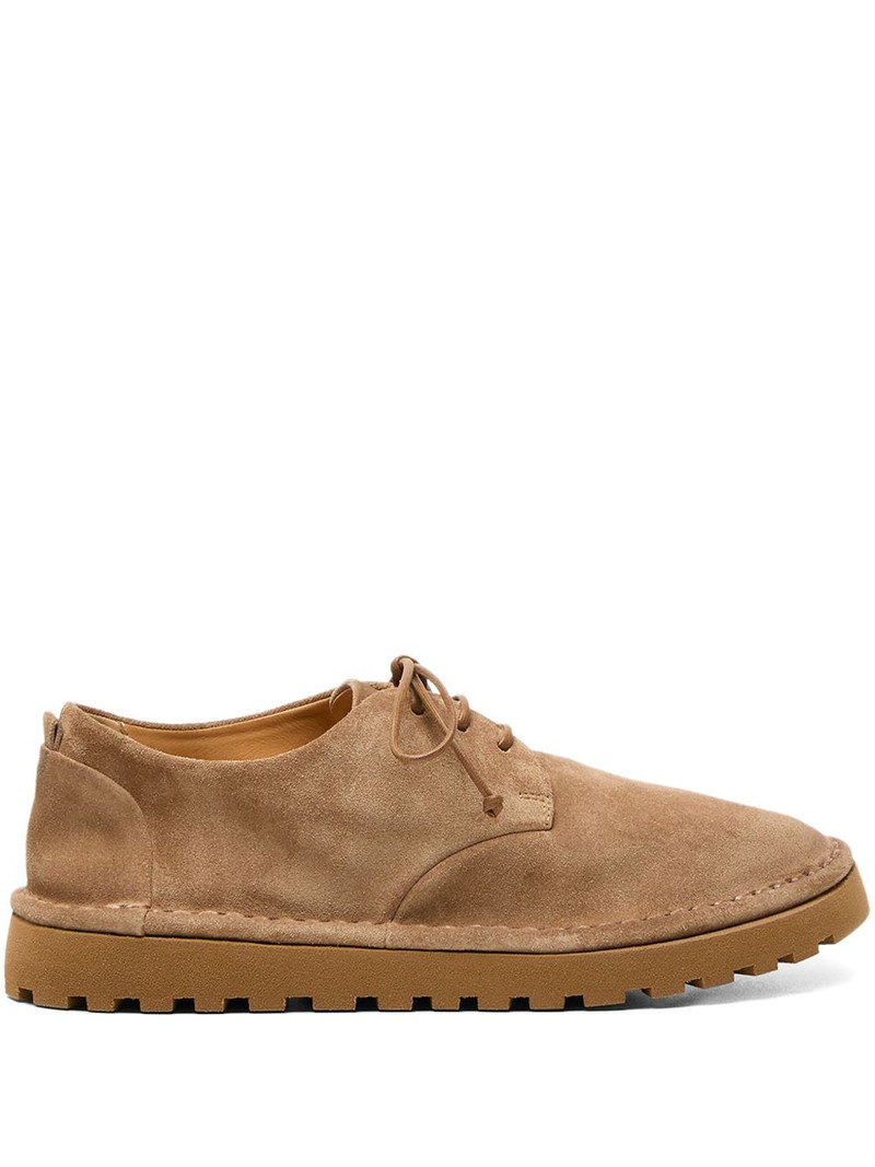 Sancrispa Alta Pomice lace-up suede derby shoes 1