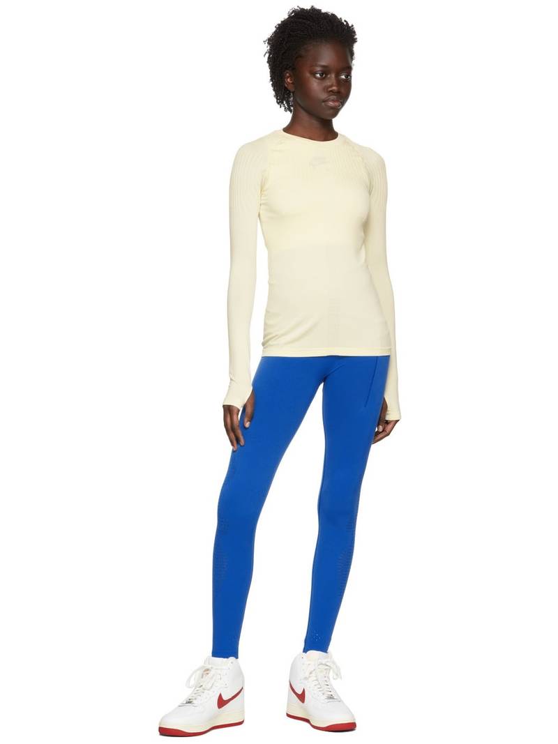 Nike White & Red Air Force 1 High Sneakers outlook