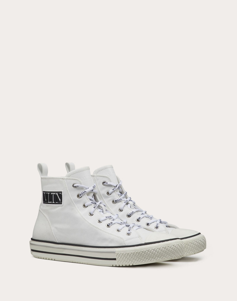 Valentino Giggies high-top fabric sneaker outlook