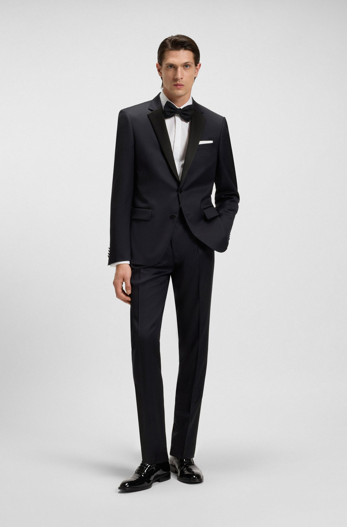 TUXEDO TROUSERS IN VIRGIN-WOOL SERGE - 3