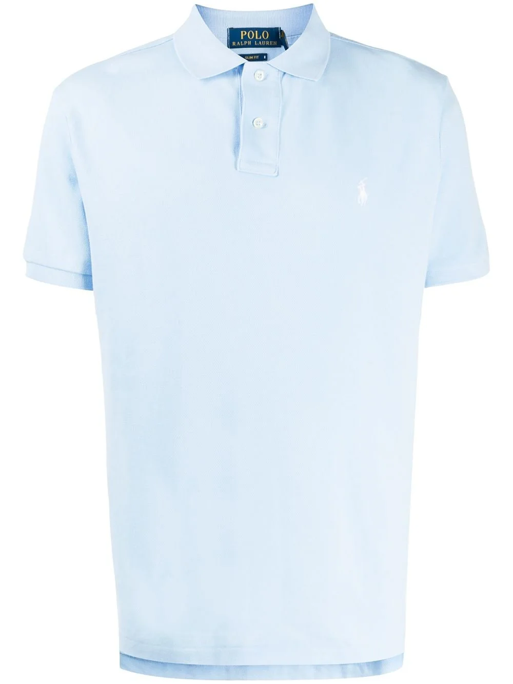 embroidered logo polo shirt - 1