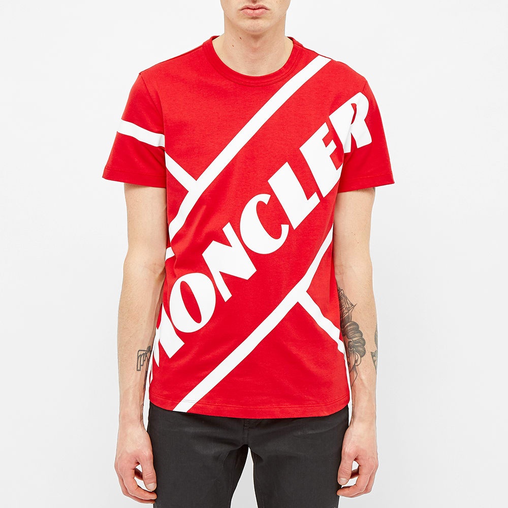 Moncler Stripe Logo Tee - 3